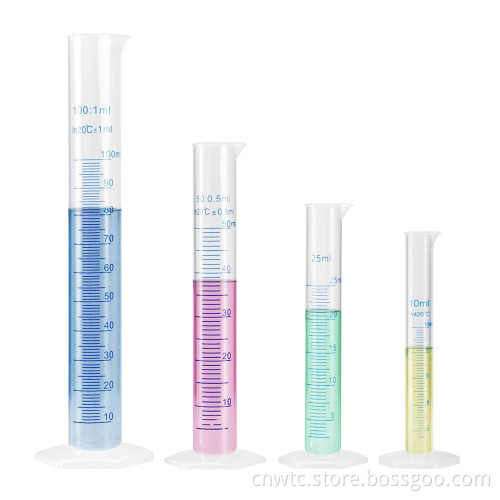 Lab Supplies: 50ml and 100ml PP Plastic Graduated Cylinders for Precise Measurements
